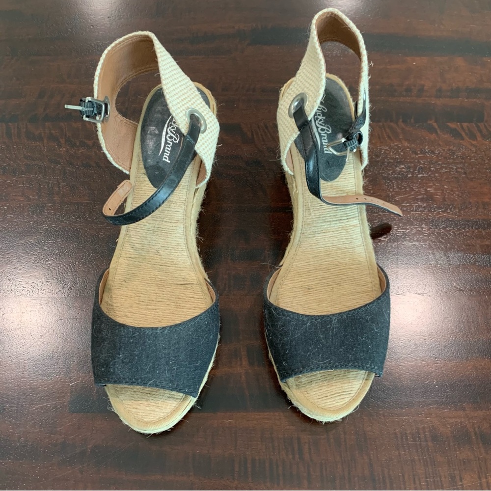 VINTAGE BARELY WORN Lucky Brand Espadrille Sandals Size 10